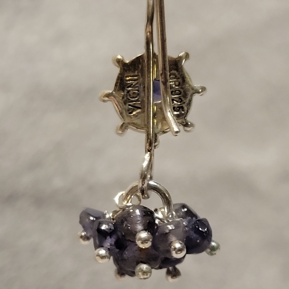 Beautiful Dave Paulus amethyst earrings - Picture 3 of 5